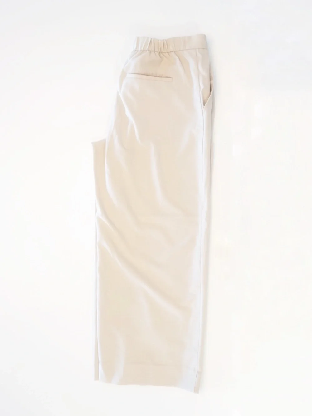 Banana Republic Hayden Pull-On Pants Size 14 Petite Cream